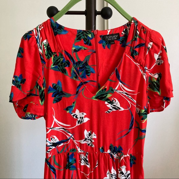 Topshop red dress US 2 - Picture 4 of 6